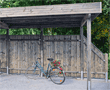 Holz-Bike-Port, besonders haltbar dank Kesseldruckimprägnierung