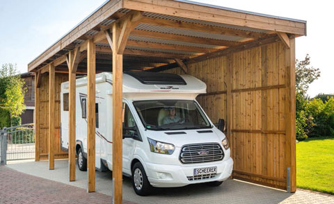 Sichtschutz Zaun Carport Terrasse Aus Holz Von Scheerer