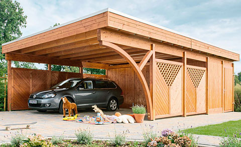 Sichtschutz Zaun Carport Terrasse Aus Holz Von Scheerer