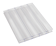 Terrassenueberdachung aus schlagfesten Premiumplatten, Verbundstoff Polycarbonat glasklar