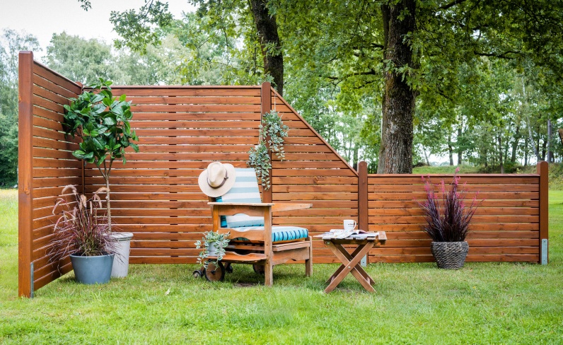 Sichtschutz, Zaun, Carport, Terrasse: aus Holz, SCHEERER