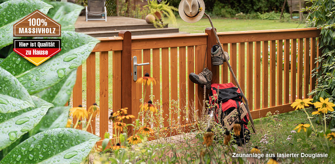 Sichtschutz, Zaun, Carport, Terrasse: aus Holz, SCHEERER